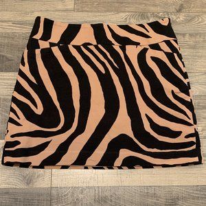 Loft Tiger Print Skirt